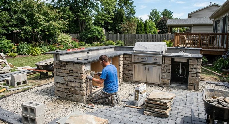 Outdoor Kitchen Renovation in Santa Rosa, CA
