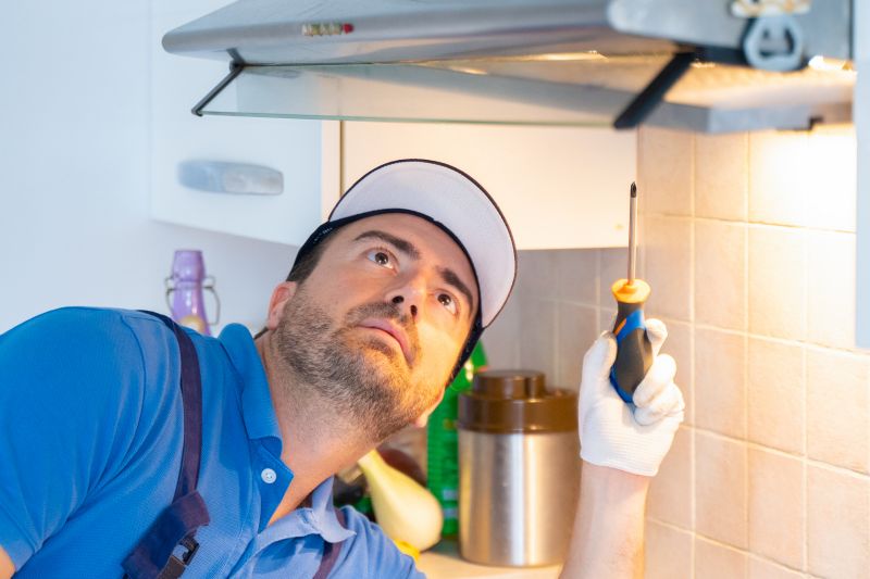 HVAC Contractor at Work